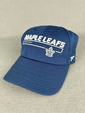 Toronto Maple Leafs NHL Hockey Fanatics Authentic Pro Adjustable Hat Blue White